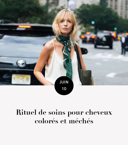 soins cheveux colorés méchés