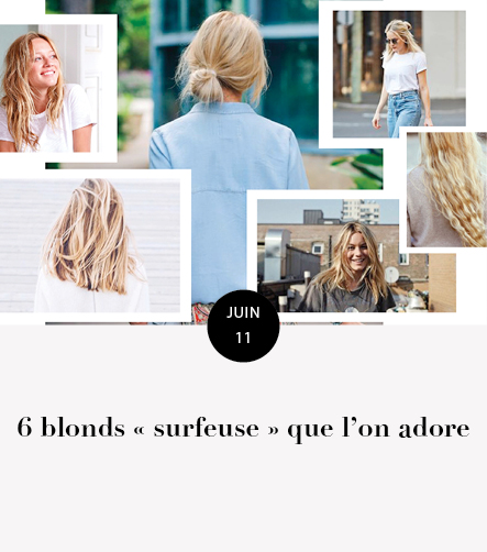 6 blonds surfeuse