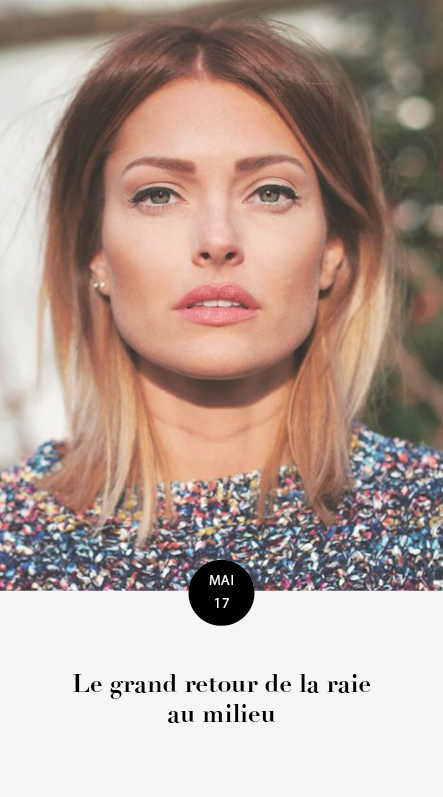 retour de la raie au milieu