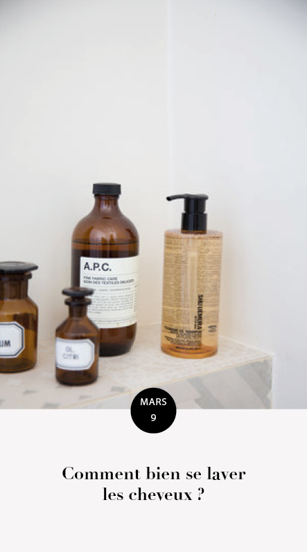 bien se laver les cheveux