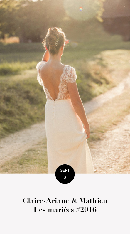 mariage claire arianne
