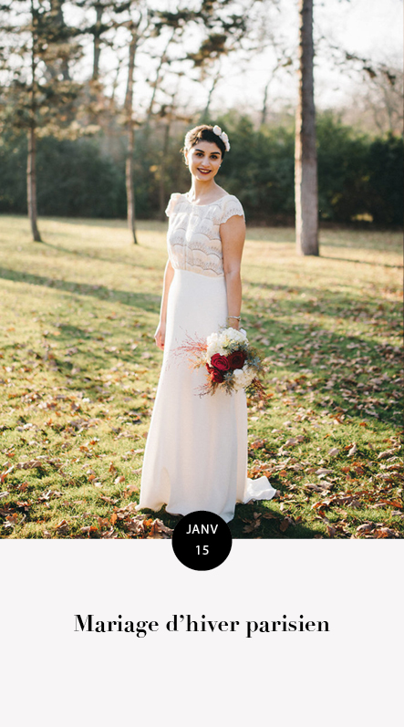 mariage d'hiver