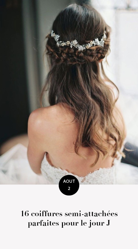 coiffures semi-attachées