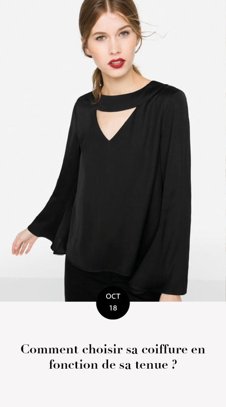 choisir sa coiffure en fonction de sa tenue